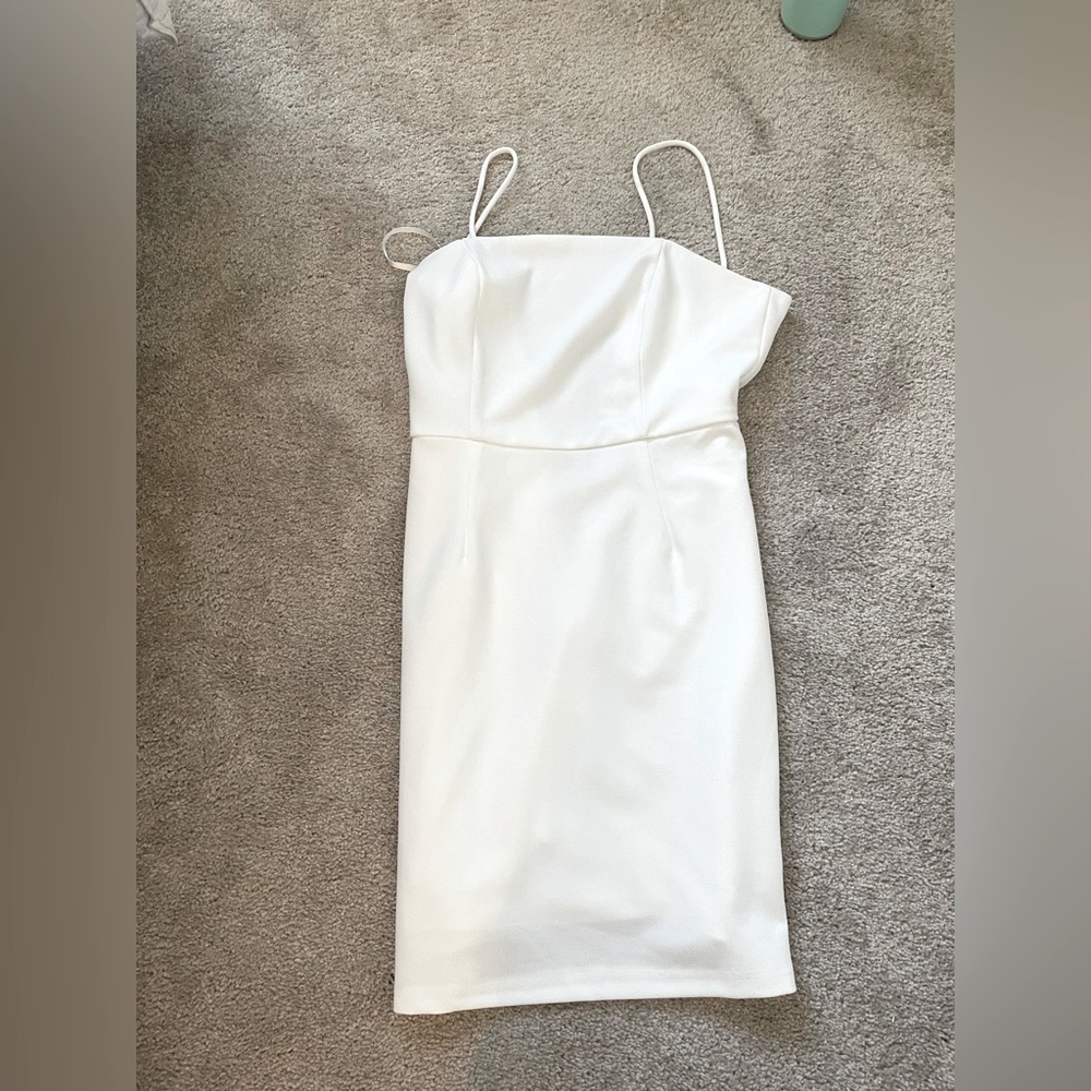 Evelyn Blue White Dress